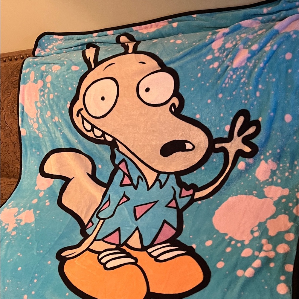 😄Rockos modern life throw blanket 2017 fleece